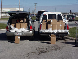 A bulk seizure of pseudoephedrine found in two vehicles during Operation Northern Star under the cover of legitimate products such as water and bubble gum.